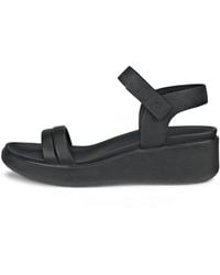 Ecco - Flowt Lx Wedge Sandals Size - Lyst