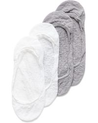 Ecco - Footies (2 Pairs Pack) Adult Grey - Lyst