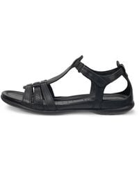 Ecco - Flash T-strap Sandals Size 4 Black Sambal - Lyst