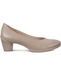 ecco sculptured 45 plain pump