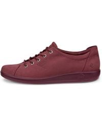 Ecco - Soft 2.0-Damen Sneaker Aus Nubukleder - Lyst