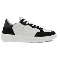 ecco soft retro sneaker black