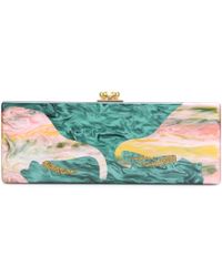Edie Parker Flavia Trunks Box Clutch - Green