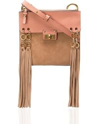 chloe designer bag - Chlo Jane Cross-Body Bag in Beige (GREY) | Lyst
