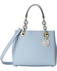 MICHAEL Michael Kors Cynthia Small North/South Satchel - Lyst MICHAEL Michael Kors Cynthia Small North/South Satchel - Lyst