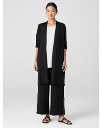 Eileen Fisher - Organic Linen Cotton Long Cardigan - Lyst