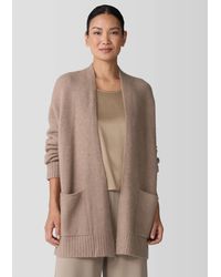 Eileen Fisher - Cashmere Silk Bliss Long Cardigan - Lyst