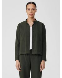 Eileen Fisher - Organic Cotton Pucker Shirt Jacket - Lyst