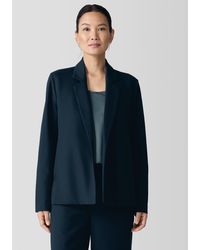 Eileen Fisher - Washable Flex Ponte Notch Collar Blazer - Lyst