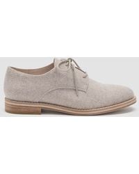 Eileen Fisher - Harlow Melange Herringbone Oxford - Lyst