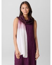 Eileen Fisher - Hand-dyed Silk Scarf - Lyst