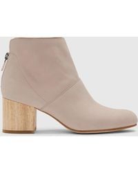 Eileen Fisher - Suri Tumbled Nubuck Bootie - Lyst