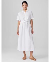 Eileen Fisher - Organic Linen Pocket Skirt - Lyst
