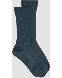 Eileen Fisher - Ribbed Knit Trouser Sock - Lyst