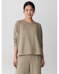 Eileen Fisher - Pima Cotton Stretch Jersey Box-top - Lyst