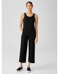 Eileen Fisher - Cozy Brushed Terry Hug Jumpsuit - Lyst
