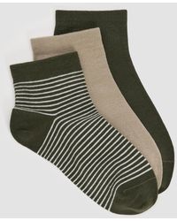 Eileen Fisher - Cotton Ankle Sock 3-pack - Lyst