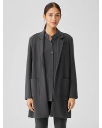 Eileen Fisher - Washable Flex Ponte Long Blazer - Lyst