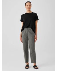 Eileen Fisher - Cotton Hemp Stretch Lantern Pant - Lyst