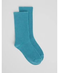 Eileen Fisher - Loopy Terry Cotton Crew Sock - Lyst