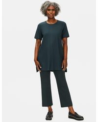 eileen fisher black tops