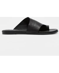 Eileen Fisher - Ty Washed Leather Slide - Lyst