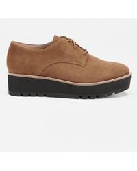 Eileen Fisher - Eddy Melange Herringbone Platform Oxford - Lyst