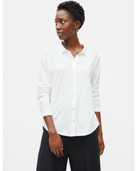 eileen fisher white tee