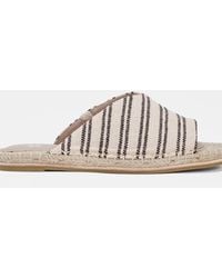 Eileen Fisher - Milly Tumbled Nubuck Espadrille Sandal - Lyst