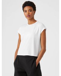 Eileen Fisher - Fine Jersey Square Top - Lyst