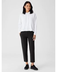 Eileen Fisher - Cotton Hemp Tapered Ankle Pant - Lyst