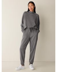 Eileen Fisher - Cozy Brushed Terry Hug Jogger Pant - Lyst
