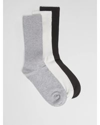 Eileen Fisher - Cotton Trouser Sock 3-pack - Lyst