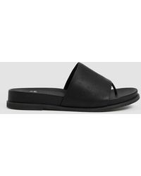 Eileen Fisher - Duet Tumbled Leather Sandal - Lyst