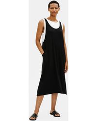 black jersey summer dress