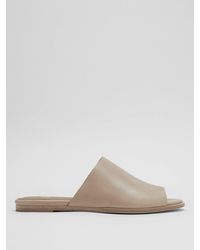 Eileen Fisher - Class Leather Slide Sandal - Lyst