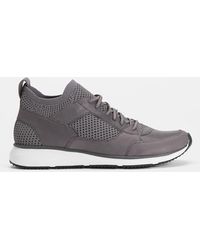 Eileen Fisher - Expo Recycled Polyester Washed Leather Sneaker - Lyst