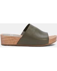 Eileen Fisher - Minnie Sandal With Wood Platform - Lyst