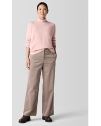 Eileen Fisher - Organic Cotton Corduroy Wide-leg Pant - Lyst