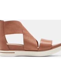 Eileen Fisher - Sport Tumbled Leather Sneaker Sandal - Lyst