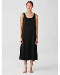 Eileen Fisher - Organic Cotton Interlock Scoop Neck Sleep Dress - Lyst