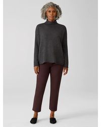 Eileen Fisher - Flex Ponte Slouchy Ankle Pant - Lyst