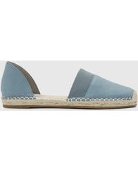 Eileen Fisher - Lady Tumbled Nubuck Espadrille - Lyst