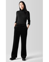 Eileen Fisher - Organic Cotton Corduroy Wide-leg Pant - Lyst