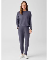 Eileen Fisher - Cozy Brushed Terry Hug Slouchy Pant - Lyst