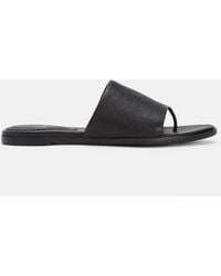 Eileen Fisher - Edge Washed Leather Slide - Lyst