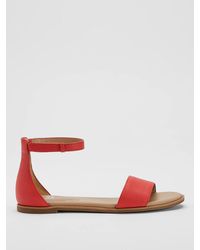 Eileen Fisher - Razz Tumbled Leather Ankle-strap Sandal - Lyst
