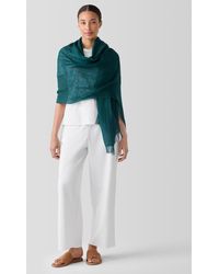 Eileen Fisher - Airy Linen Scarf - Lyst
