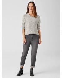 Eileen Fisher - Organic Cotton Stretch High-waisted Jean - Lyst