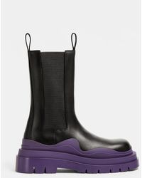 Bottega Veneta Tire Boots - Purple